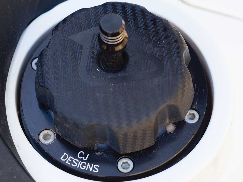 CJ Designs Billet Fuel Filler Neck For KTM 950/990 Review | Dirt Rider