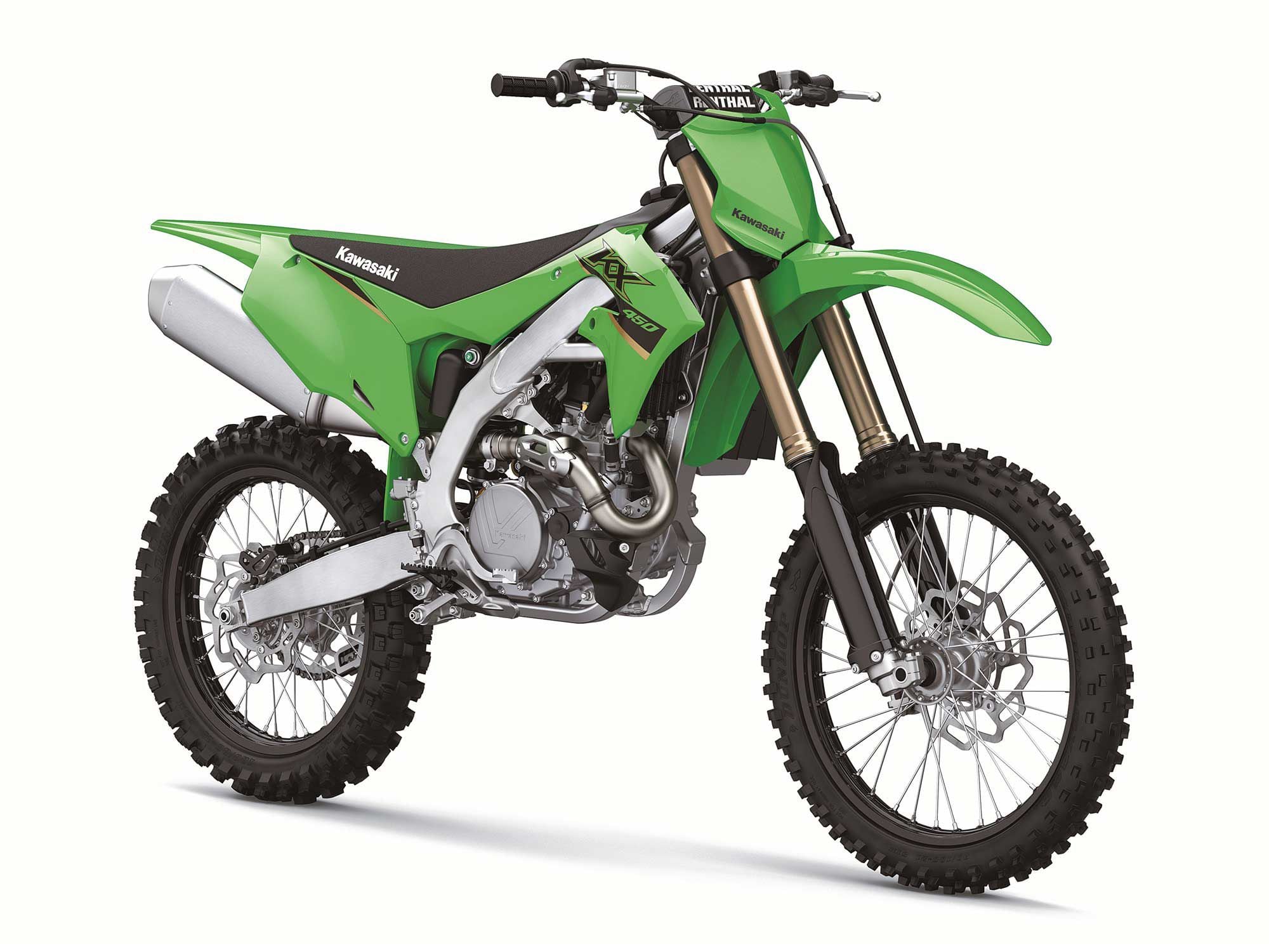The 2022 Kawasaki KX450 measured 52.2 hp and 32.4 pound-feet of torque on our in-house dyno.