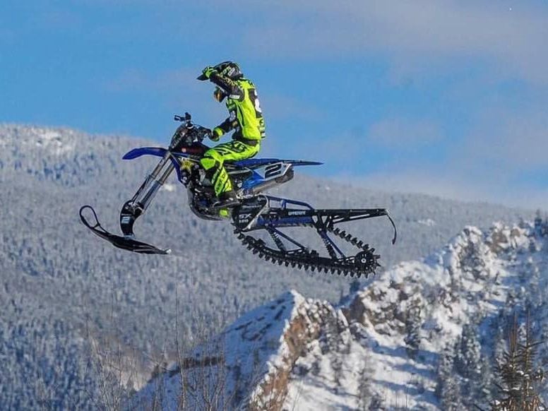 S-Trax conversion kit could make yo' bike into a snowbike