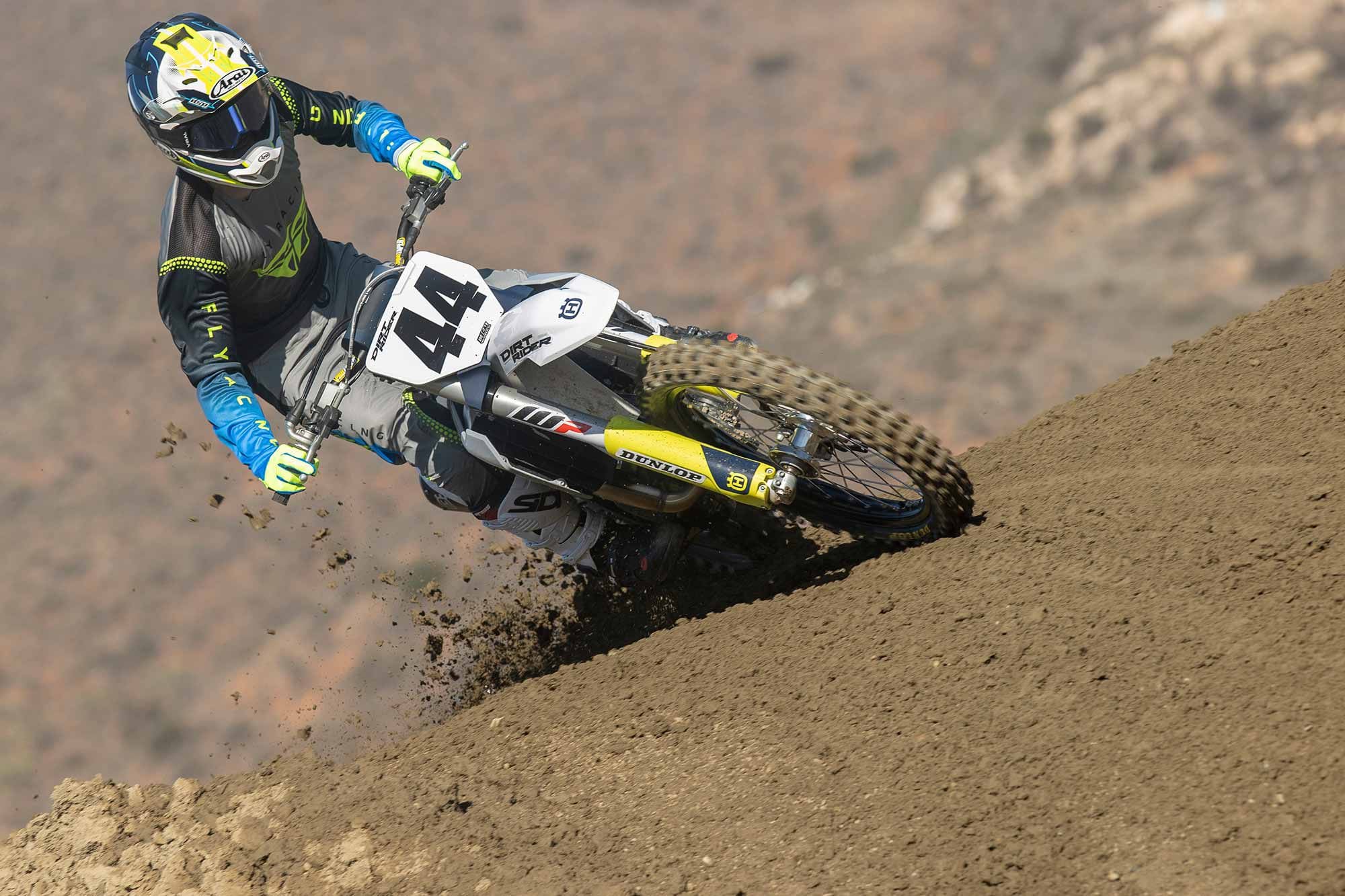 “Faster riders may prefer the Husqvarna’s more rigid frame feeling, but it might not be as vet-friendly as in years past because of that.” <i>—Cody Johnston</i>