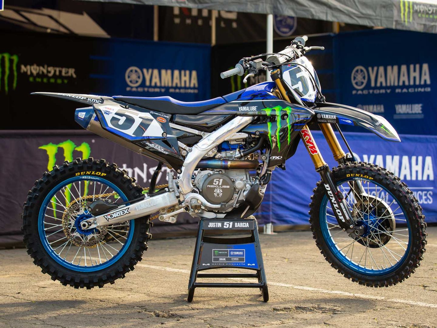 2020 Factory Supercross Bikes—Justin Barcia’s Yamaha YZ450F Dirt Rider