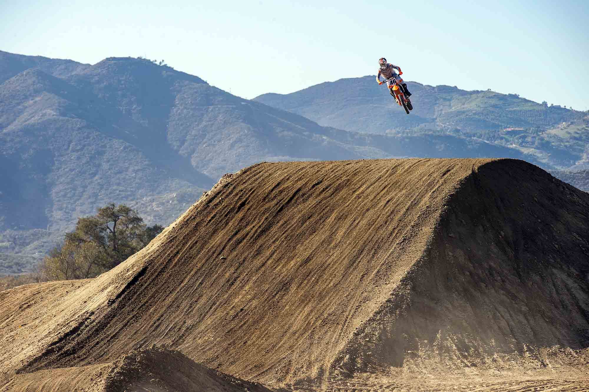“Getting the air fork to work great across the track is difficult. It seems to work in either big bumps or small ones, and not the other.” <i>—Tanner Basso</i>