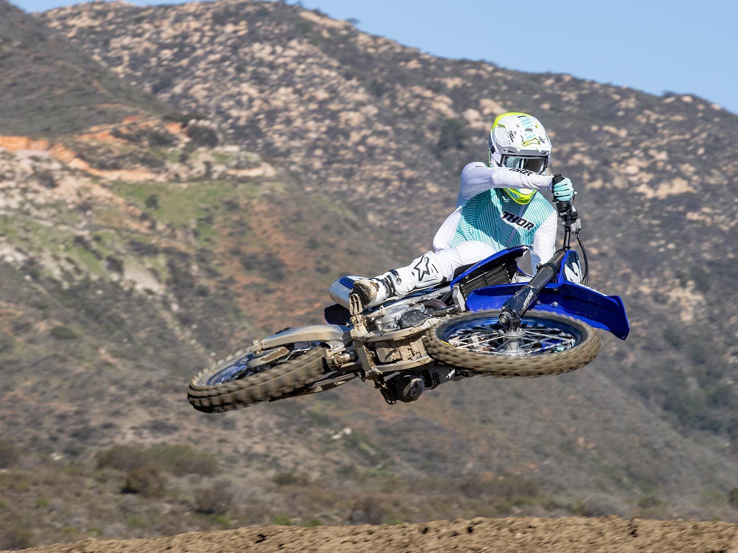 “The YZ250F remains widest in the class and although I prefer a narrower feeling bike, I can’t argue with its superb stability and handling.” <i>—Michael Wicker</i>