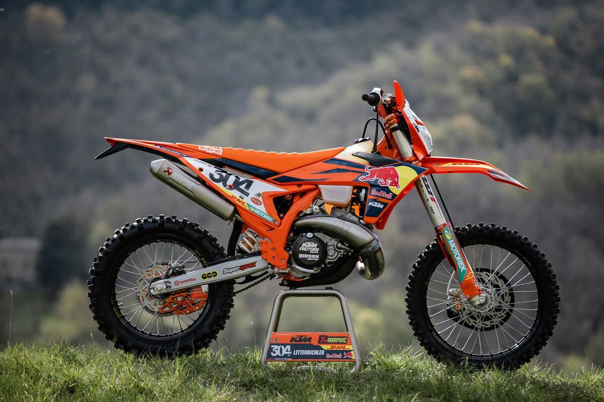 If Manuel Lettenbichler’s bike is any indication, the 2024 KTM enduro and dual sport motorcycles will be all-new.
