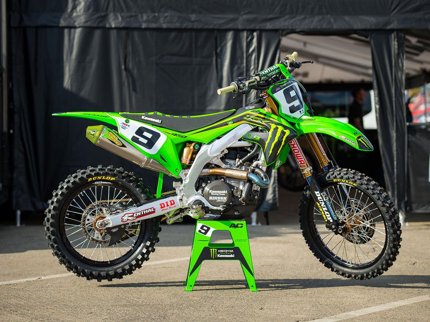 2020 Factory Supercross Bikes—Adam Cianciarulo’s Kawasaki KX450 Dirt