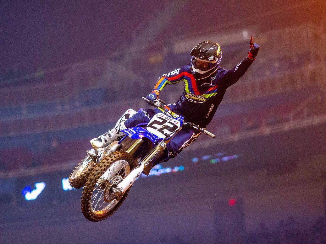 あめページ NEW 2004 Chad Reed Poster Supercross Team Yamaha Motocross YZ250 2