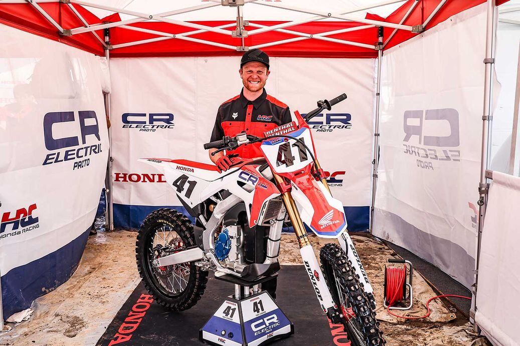 Honda cr electric dirt bike outlet