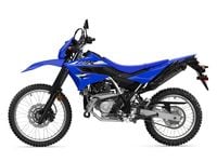 Perfil do lado esquerdo do estúdio Yamaha WR125R 2026