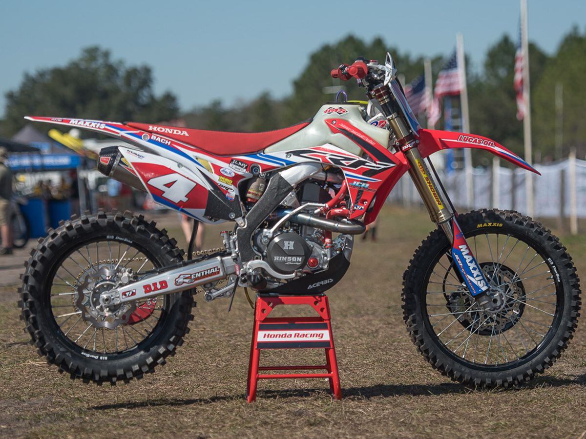 Chris Bach’s JCR Honda CRF450R Factory Bike Friday Dirt Rider