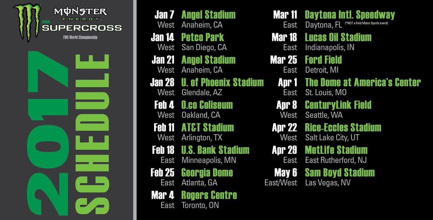 Supercross 2023 Schedule 2023