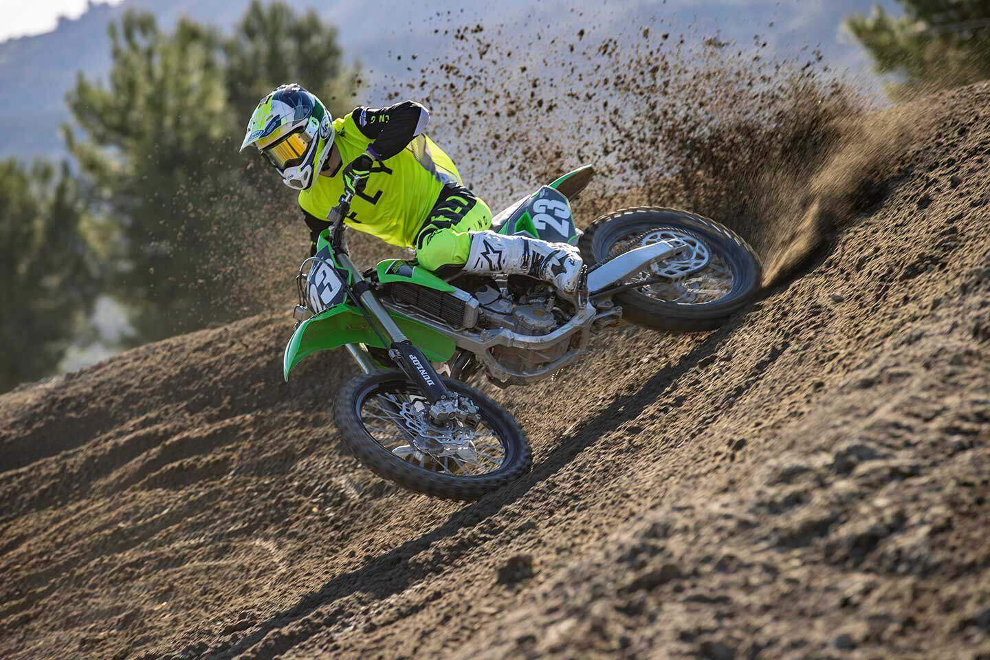 “The KX250 is a little harder to get into the powerband than the other bikes.” <i>—Ty Cullins</i>