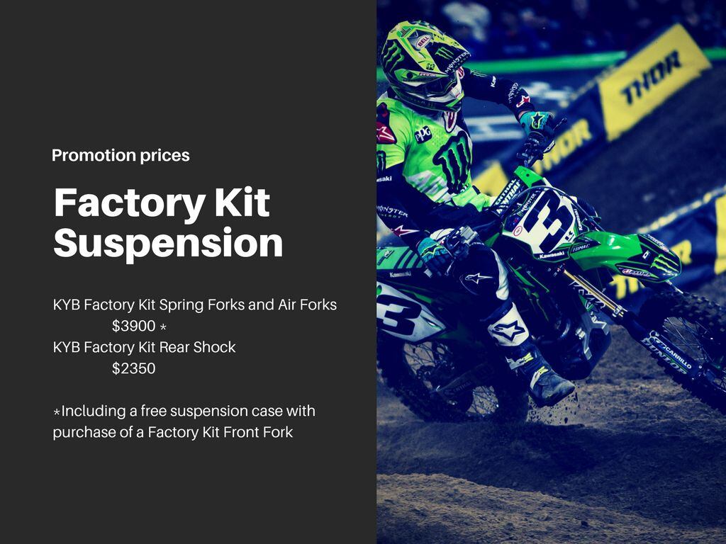 KYB Factory Kit Suspension Promotion from Technical Touch USA Dirt Rider