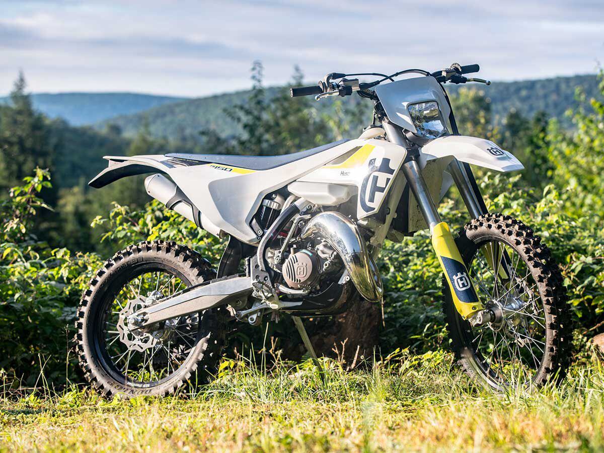 Trail Riding On The 2019 Husqvarna TE 150 Dirt Rider