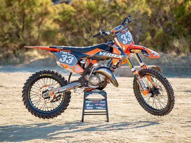 ktm 125cc 2 stroke dirt bike
