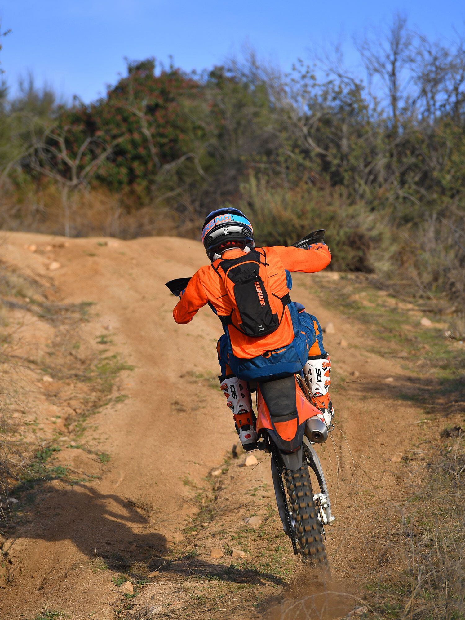 In stock form, the 350 XCF-W is ready for any level of rider, from beginner to expert.