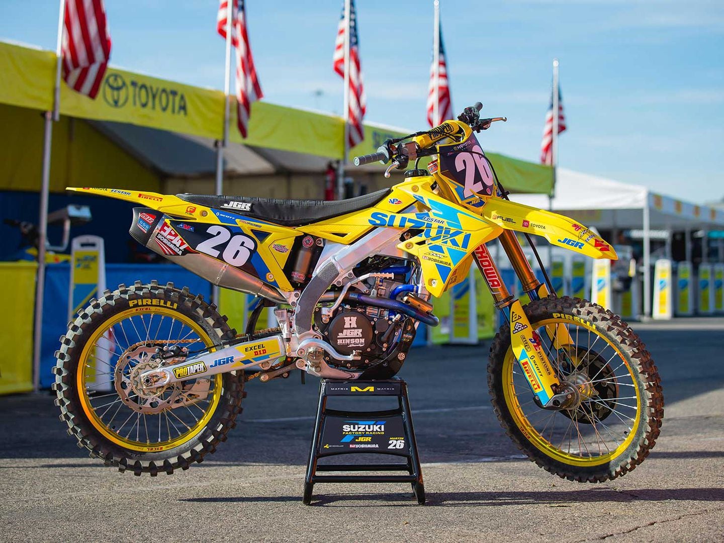 2020 Factory Supercross Bikes—Alex Martin’s Suzuki RMZ250 Dirt Rider