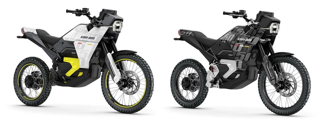 Can Am Origin Electric Dual Sport Motorcycle Second Look Dirt Rider