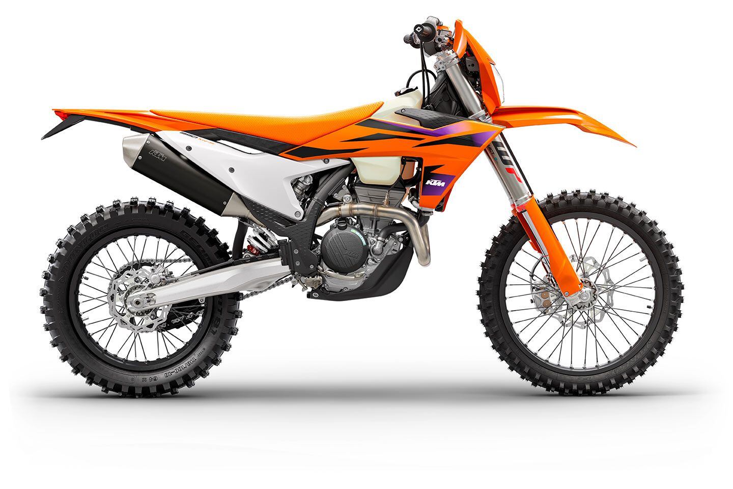 The Austrian manufacturer has added two new 50-state off-highway compliant models to its enduro lineup with the 350 XW-F (pictured) and 500 XW-F.