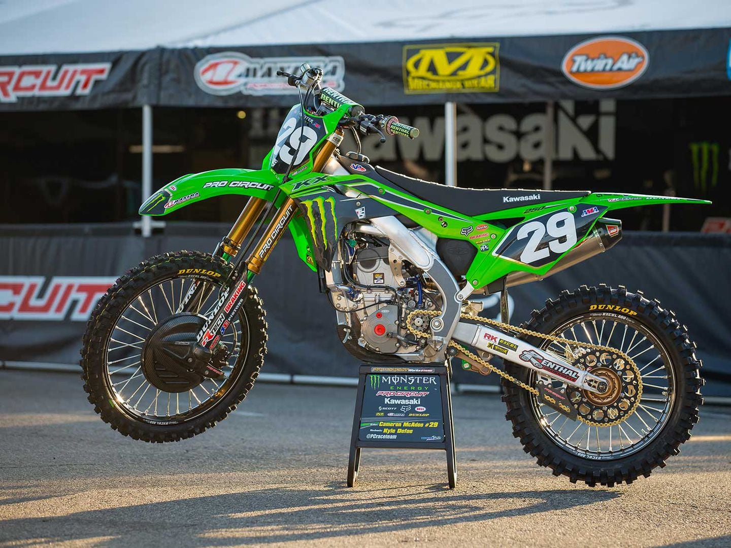 フクロモモンガ　オーダーページ 2020 Factory Supercross Bikes—Cameron McAdoo's Kawasaki KX250