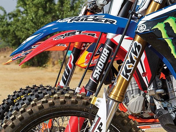 A Kit Suspension From KYB Showa And WP Dirt Rider