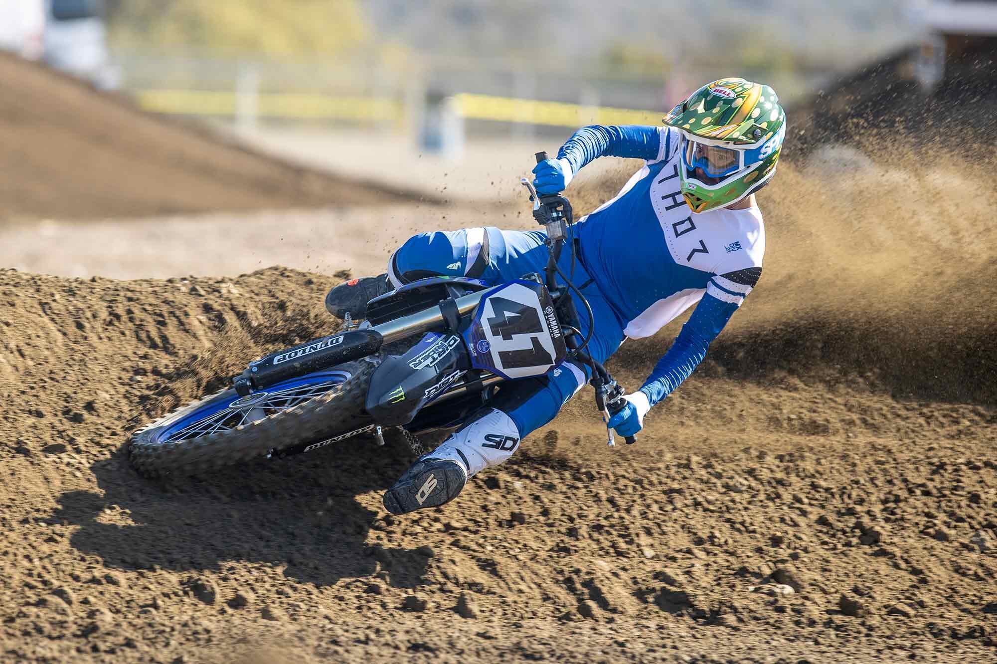 “I’ve waited many years for Yamaha to make the YZ450F slimmer. It’s so much better now.” <i>—Michael Wicker</i>