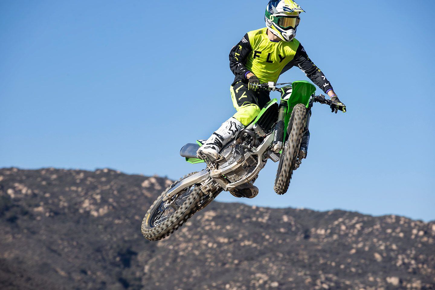 “I love the simplicity of the KYB 48mm coil-spring fork design and wish it came on the KX450 as well, same settings and everything.” <i>—Casey Casper</i>