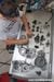 organized motorcycle parts
