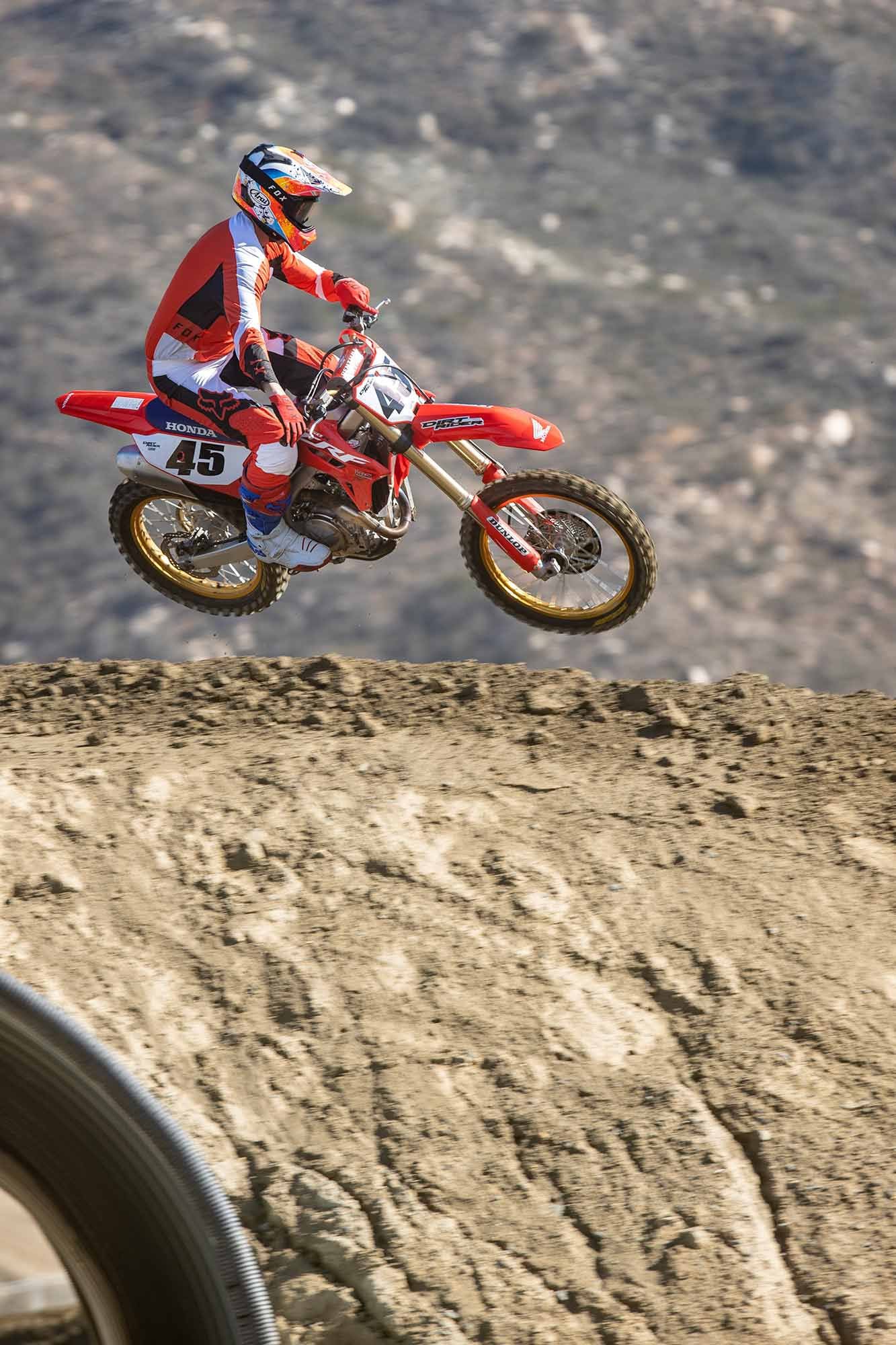 “This is a Formula 1-like motocross bike—sharp, nimble, and responsive.” <i>—Allan Brown</i>