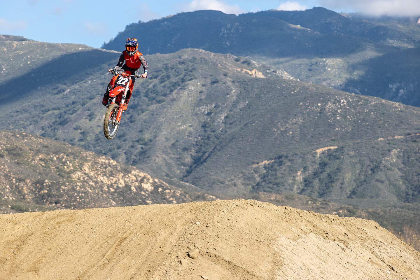 “The GasGas has very few weak links. Its suspension might be the only limiting factor, especially the AER fork.”  <i>—Allan Brown</i>