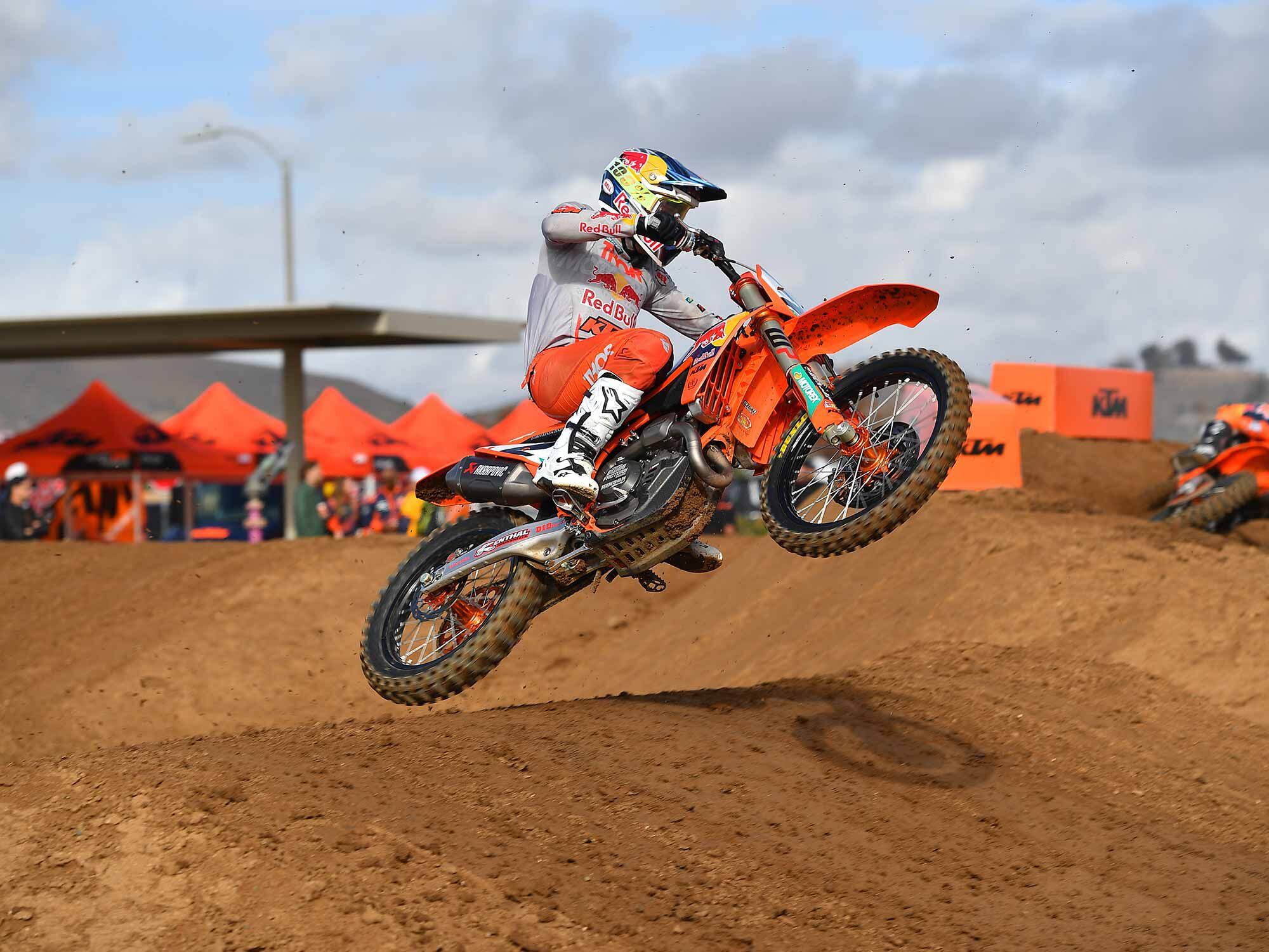 Following a ’22 season where it took too long to come to grips with the new-generation bike, Cooper Webb is confident that he’ll be in the hunt for a third title after the team developed a different package from his ’22 setup.