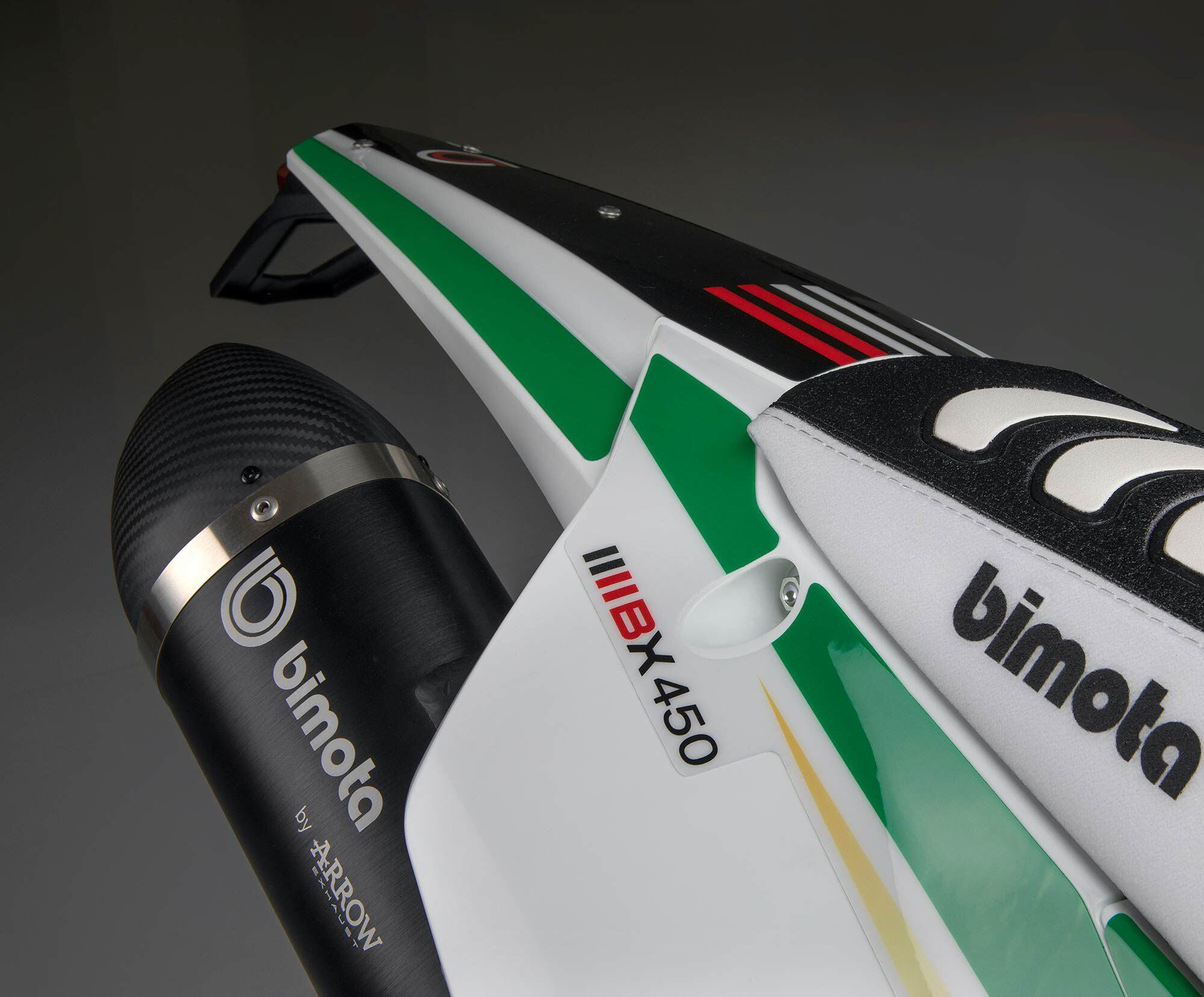 Here’s a closeup of that beautiful carbon-tipped Arrow exhaust.