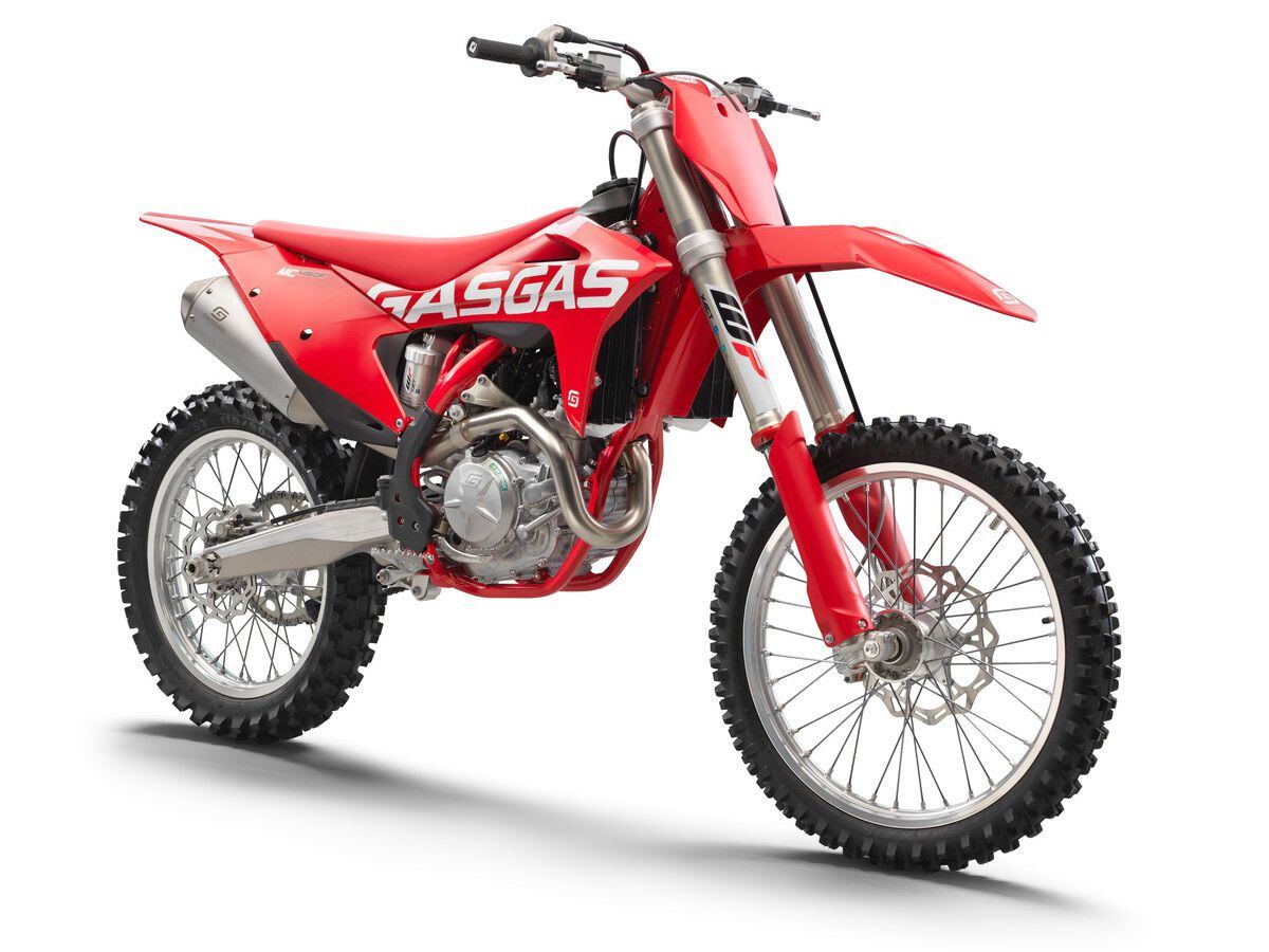 Austria’s red 450cc motocrosser retails at $9,999.