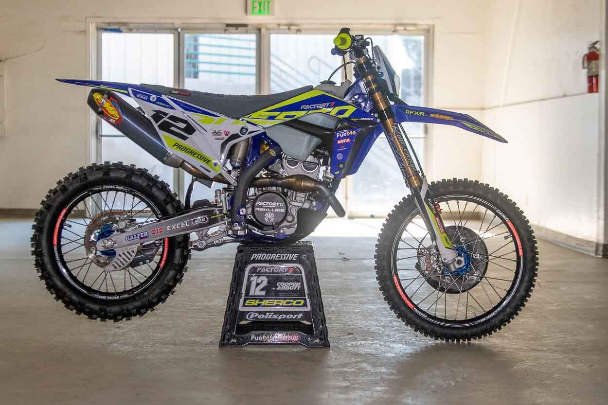 Most of the work done to Cooper Abbott’s 2023 Sherco 300 SEF Factory is to help it compete with factory bikes that have a 50cc displacement advantage.