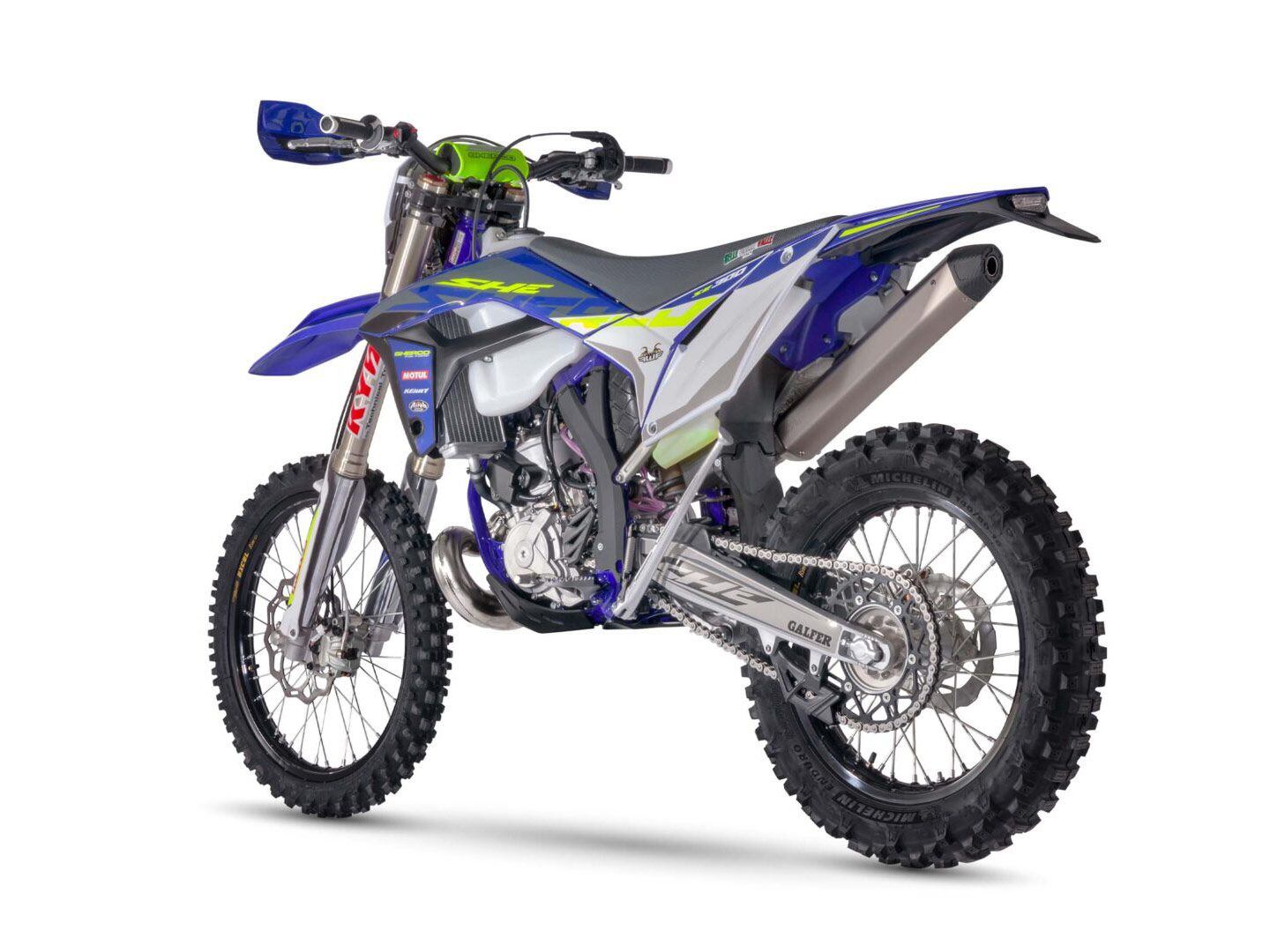 Sherco’s 250 SE Factory is the only French-built motorcycle in this segment.