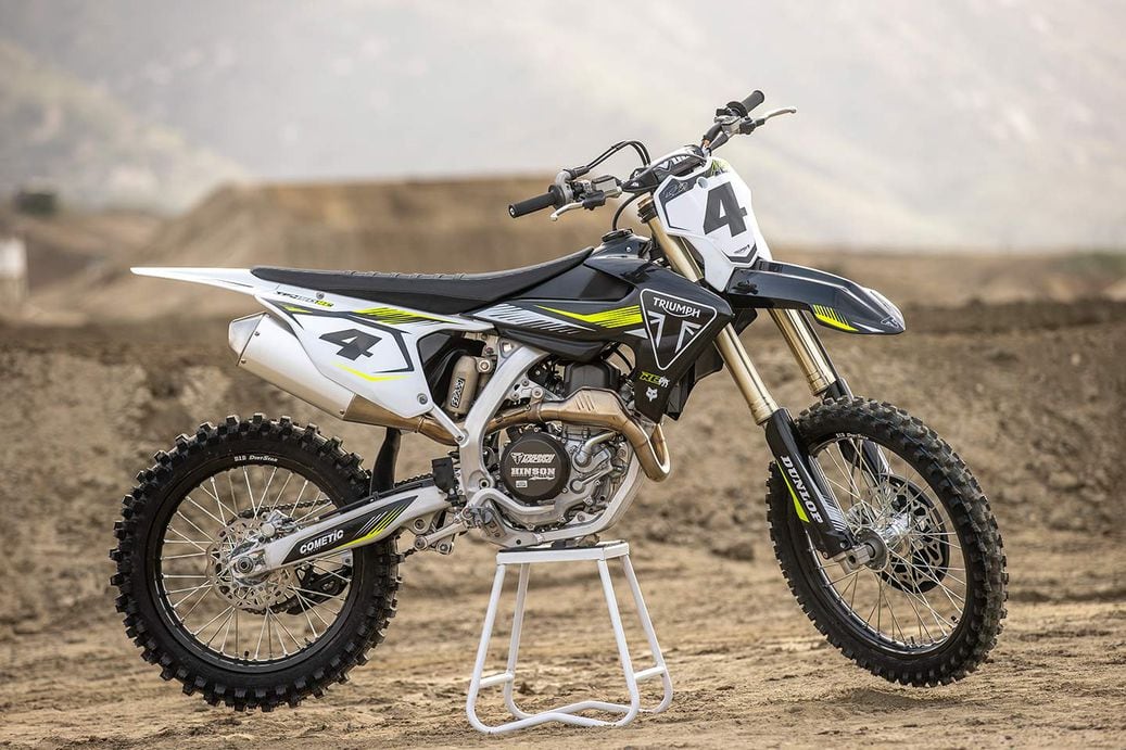 オガサカ TC-SE 165 チロリア バインディングRC600FL グローブ 2025 Triumph TF 450-RC Edition Features and Specs | Dirt Rider