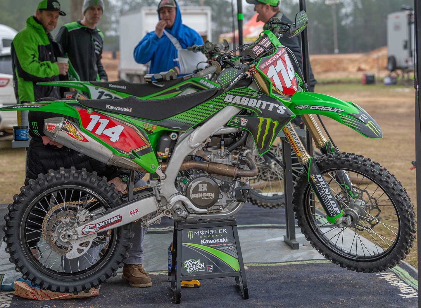 2020 Factory Off Road Bikes Josh Strang s Kawasaki KX450 Dirt Rider
