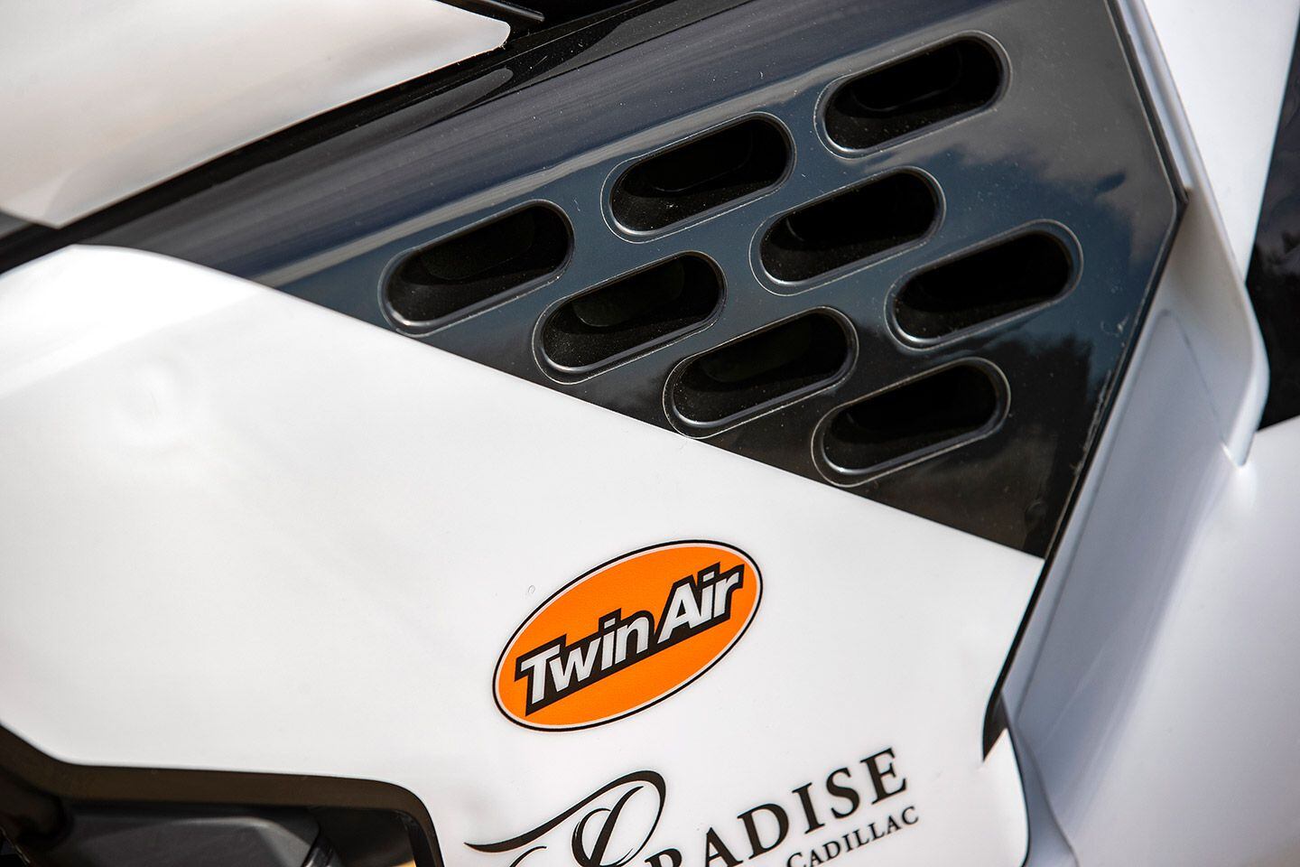 Like Husqvarna’s other MY23 four-stroke motocrossers, a vented airbox cover is included with the bike.