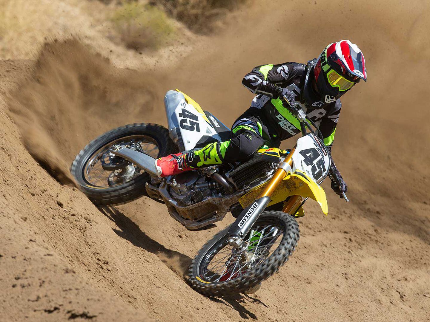 Best Motocross Bike 6th Place—2020 Suzuki RMZ450 Dirt Rider