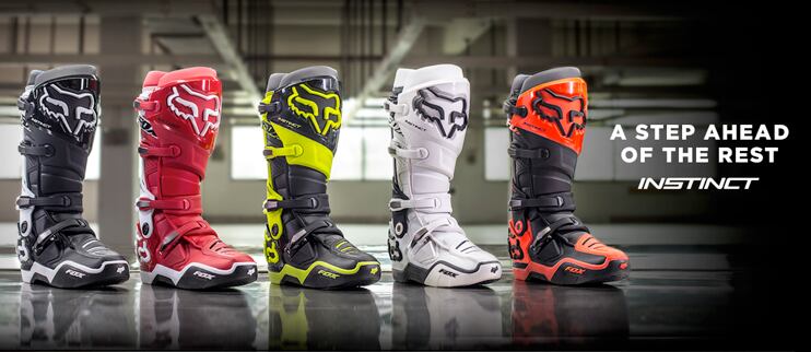 Fox Racing s Instinct MX Boots Dirt Rider