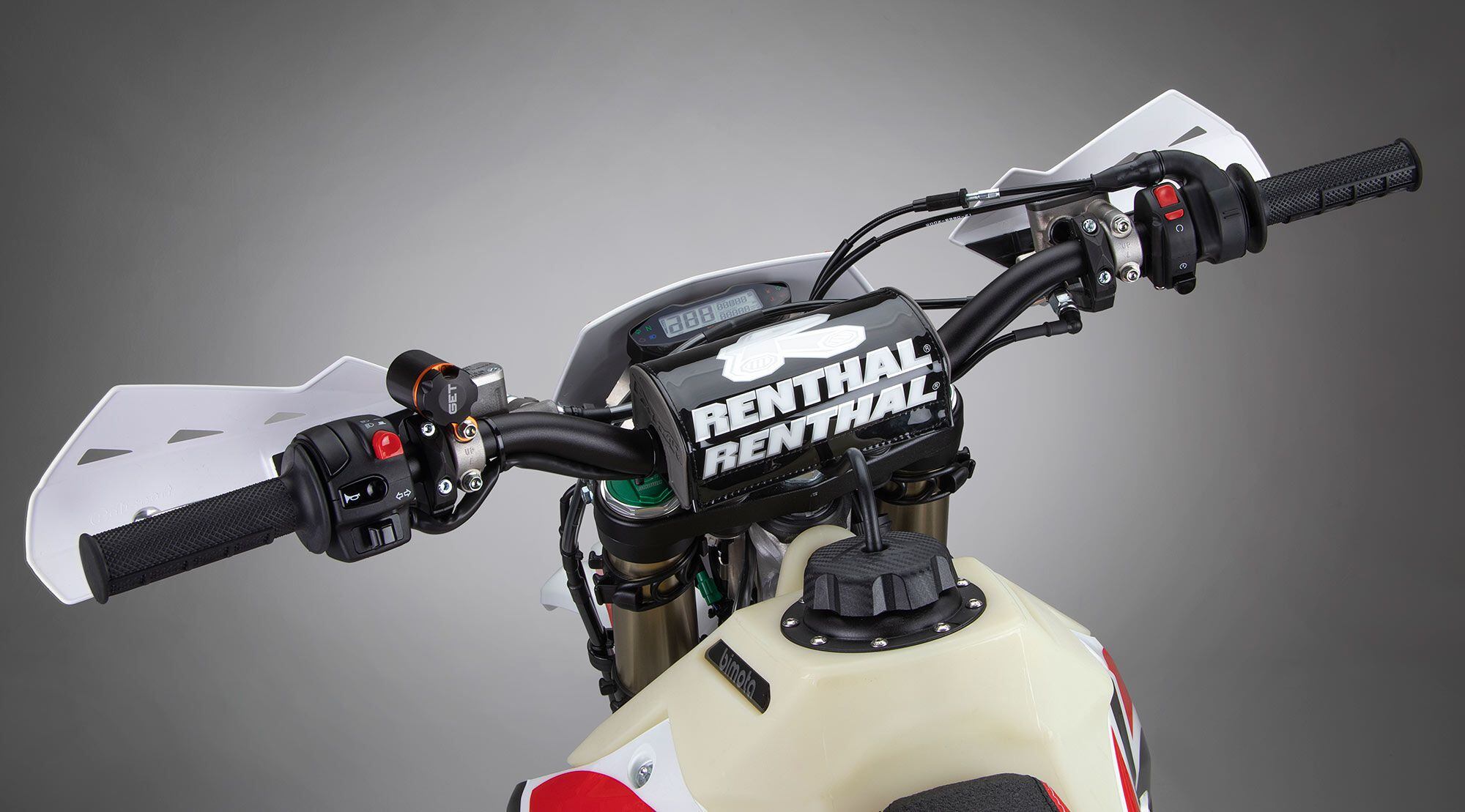 The BX450 also receives an LCD gauge for much-needed data on the trail.