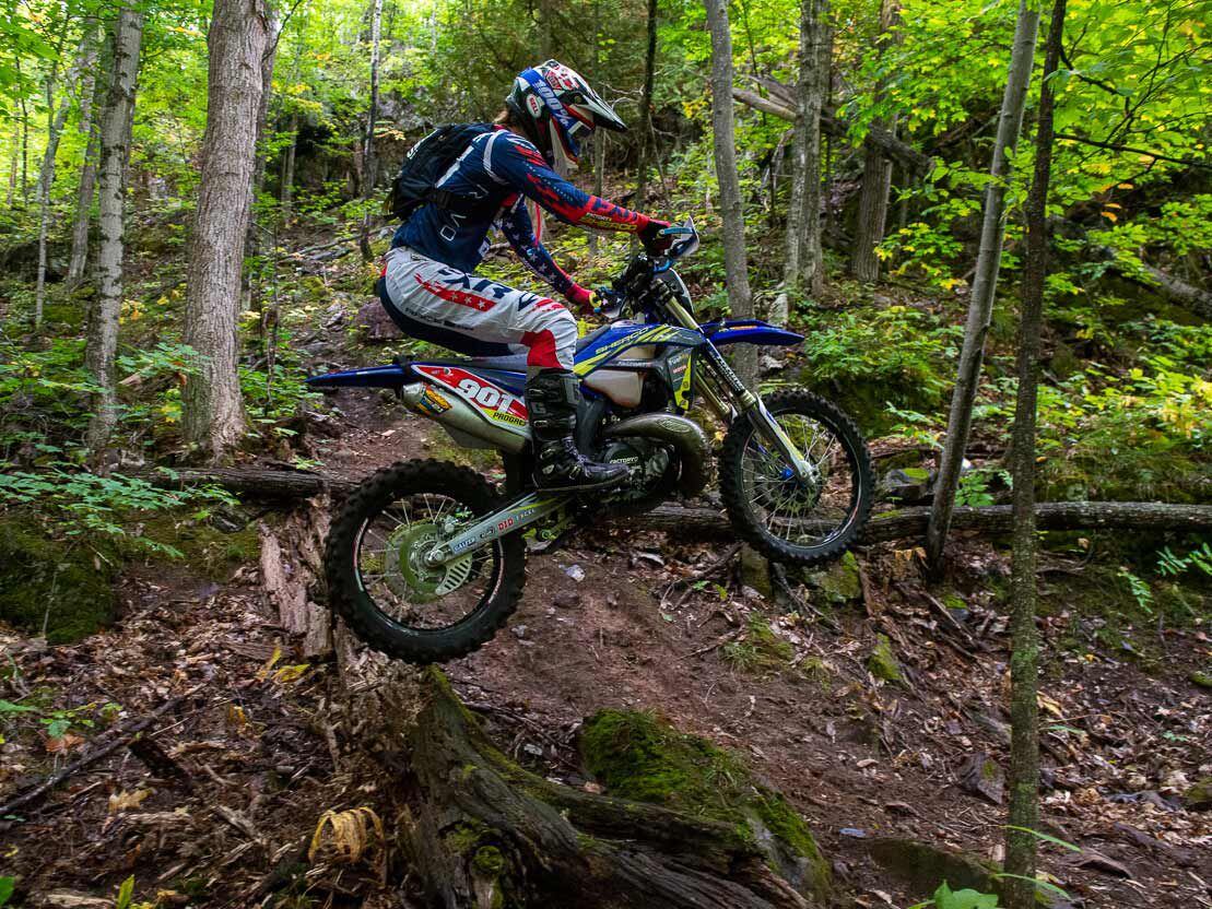 Dirt Bike Riding Tip—Riding Over Slanted and Slippery Logs Dirt Rider