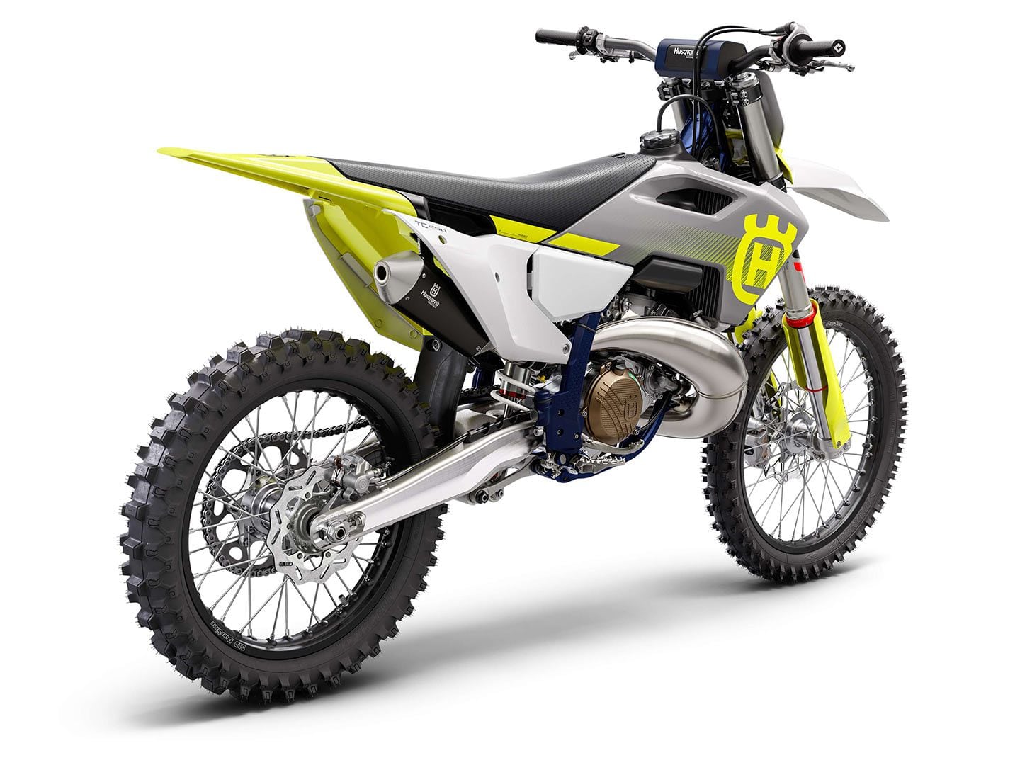 According to Husqvarna, its 250cc two-stroke motocross bike weighs 220 pounds without fuel.