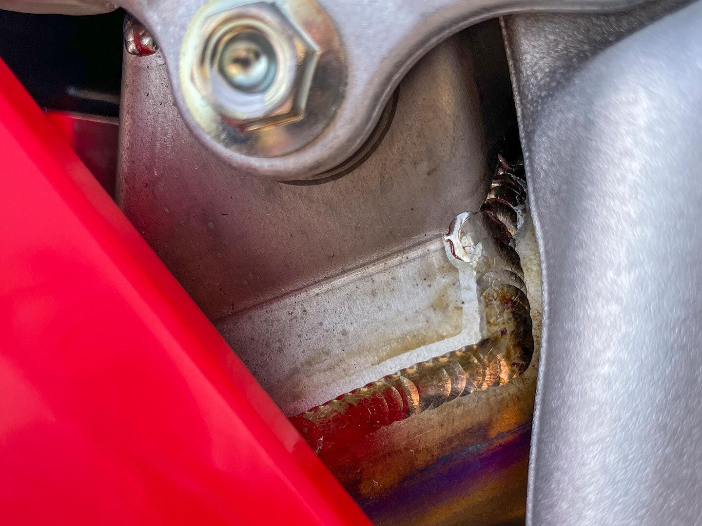 Even the hidden welds are meticulously crafted on the RS-12 unit.