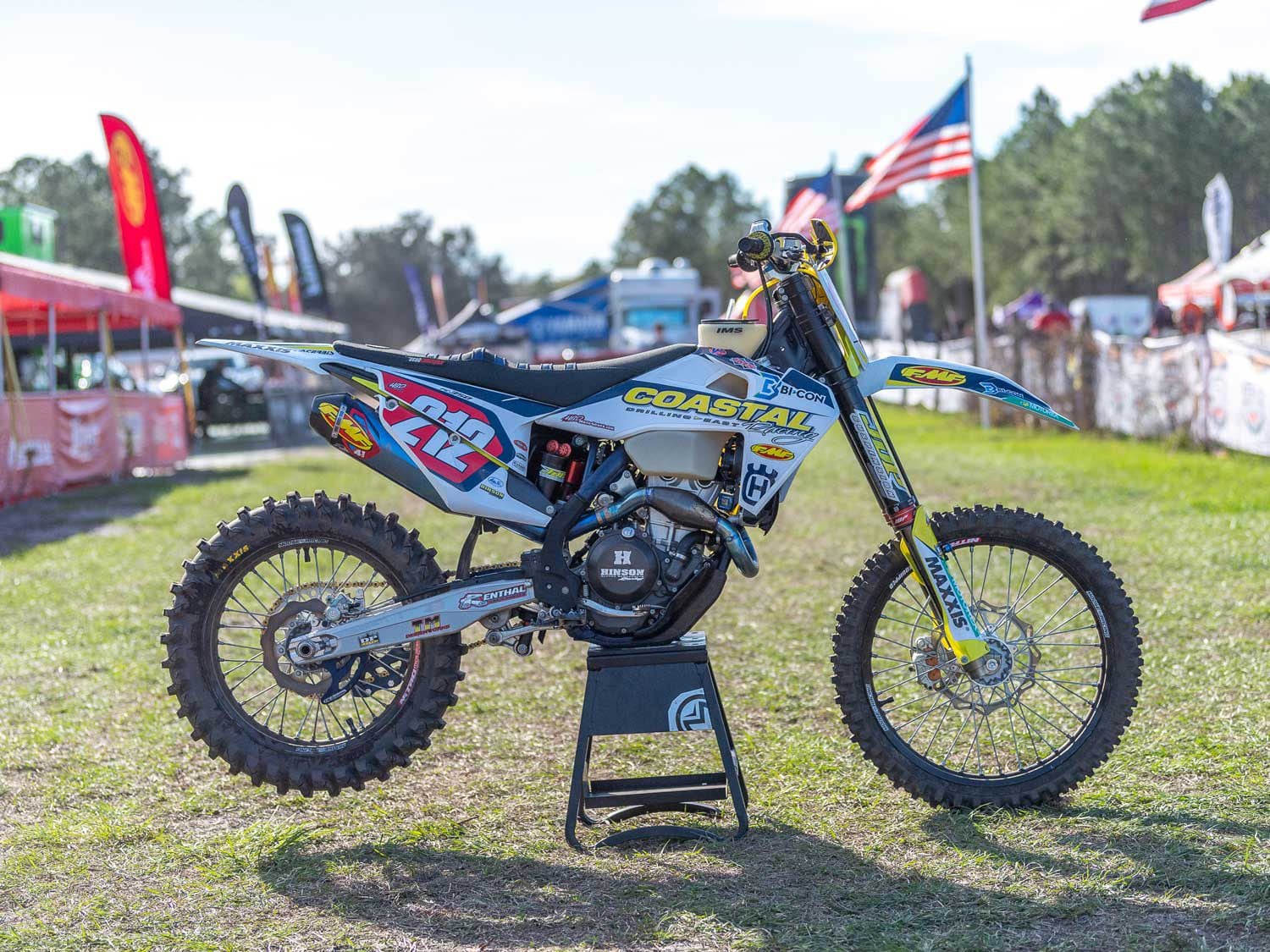 In addition to switching to the Coastal Racing Husqvarna team for 2020, Ricky Russell has also gone to a bit stiffer suspension settings this year, which he says has made a big difference in his riding.