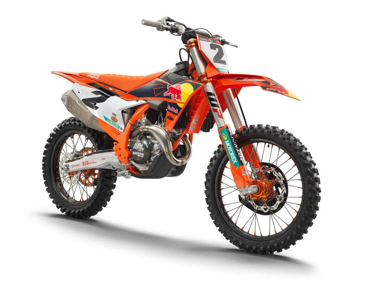 KTM’s new tricked-out MX track weapon has a sticker price of $12,099.