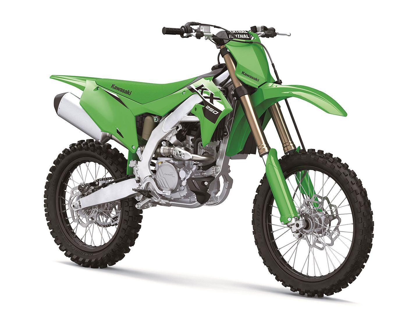 Following a year of significant updates, Kawasaki’s KX250 is mechanically unchanged for 2024. It’s available now for $8,799.
