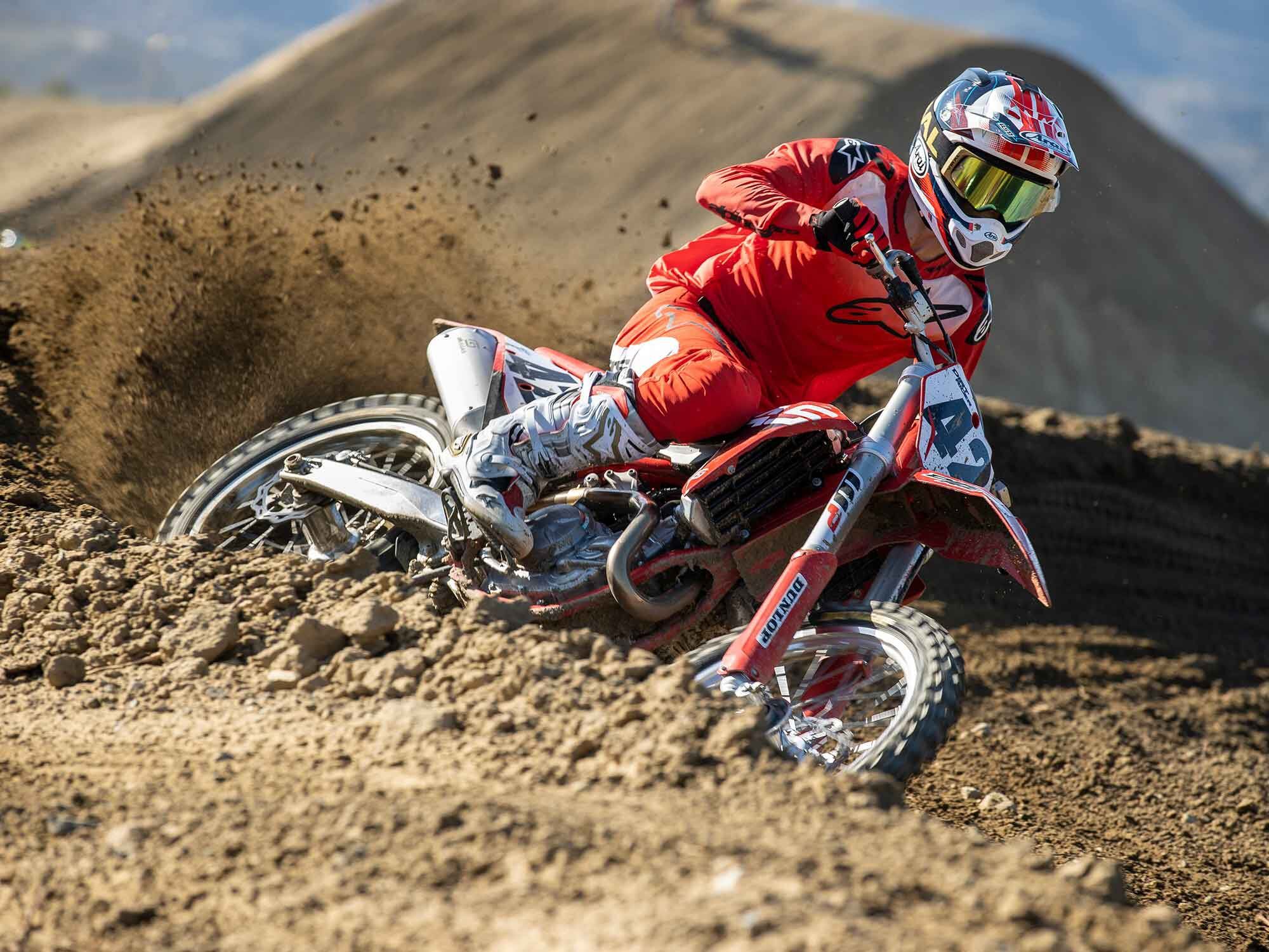 “The GasGas suspension has a bouncy, soft overall feel that causes it to rock back and forth under acceleration and braking.” <i>—Tanner Basso</i>