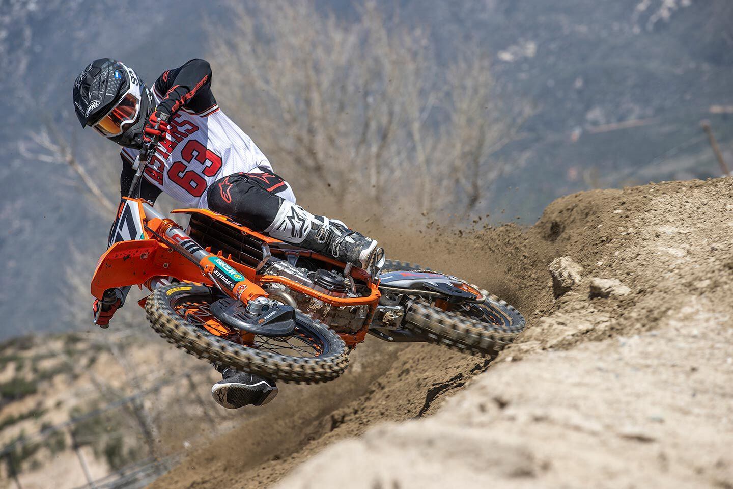 With an impressive 55.3 hp on tap, as measured by the <i>Dirt Rider</i> dyno, KTM’s top-of-the-line motocrosser makes serious power, but its delivery is smooth and manageable.