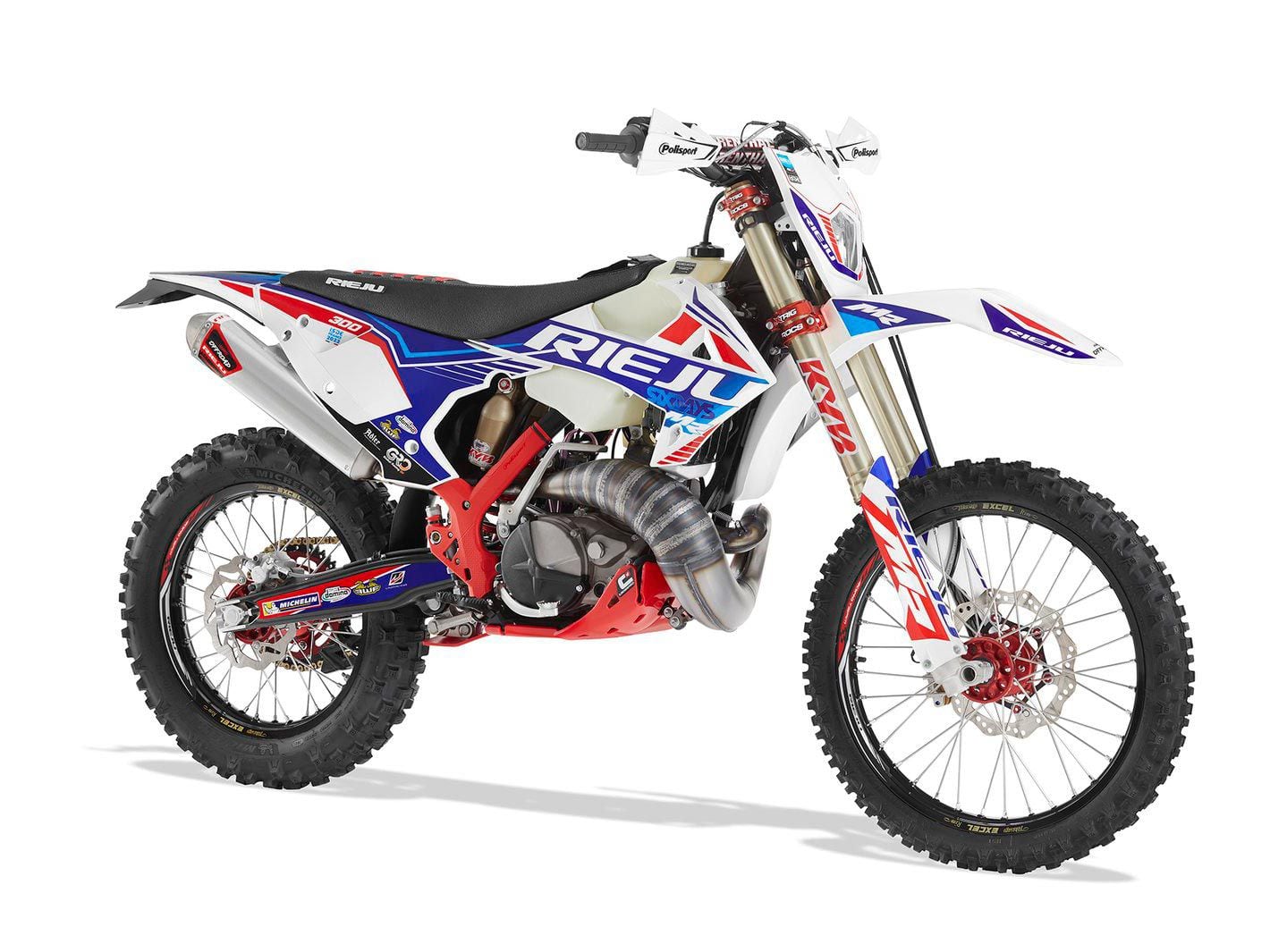 Top-shelf goodies and ISDE-inspired livery make up the limited-edition 2023 Rieju MR Six Days 300.