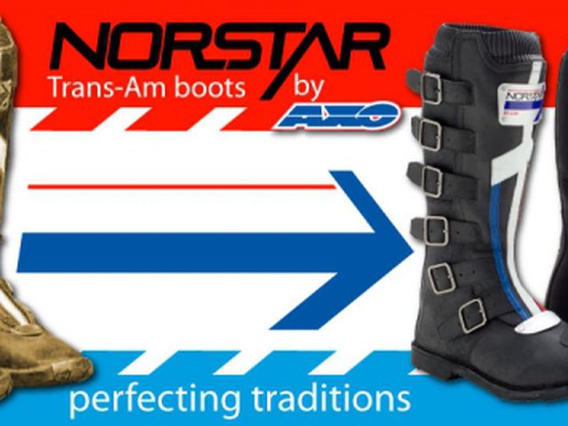 Norstar Trans-Am vintage MX boots by AXO | Dirt Rider